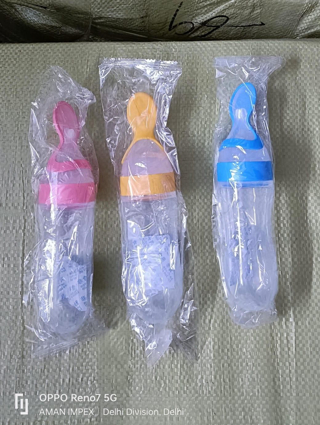 Baby Food Squeeze Feeder Spoon